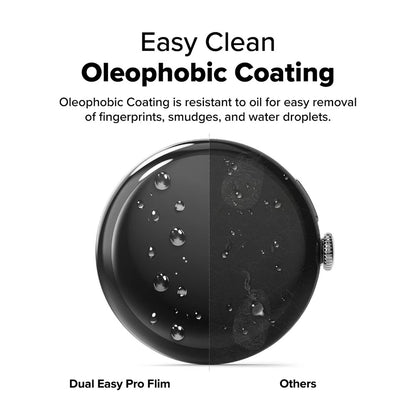 Ringke Dual Easy Pro Protection Film for Google Pixel Watch 4 41mm, Set of 2 pieces, Plastic