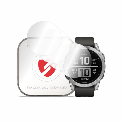 Smart Protection Premium Classic Screen Protector for Garmin Fenix 7, Set of 4 pieces, Plastic