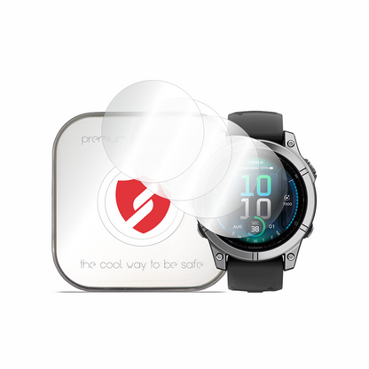 Smart Protection Premium Classic Screen Protector Film for Garmin Fenix E, Set of 4 pieces, Plastic