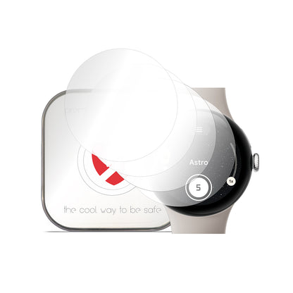 Smart Protection Premium Classic Schutzfolie für Google Pixel Watch 4 45mm, Set 4 Stück, Kunststoff