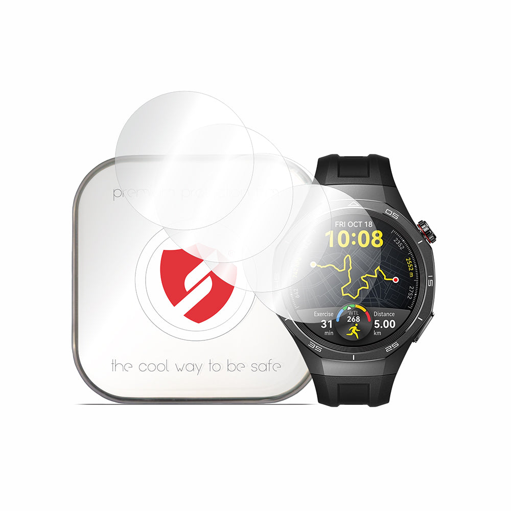 Smart Protection Premium Classic Schutzfolie für Huawei Watch GT 5 Pro 46mm, 4 Stück Set, Kunststoff