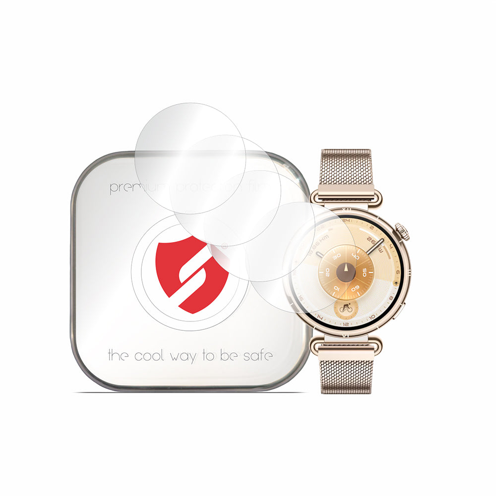 Smart Protection Premium Classic Schutzfolie für Huawei Watch GT 6 41mm, 4 Stück Set, Kunststoff