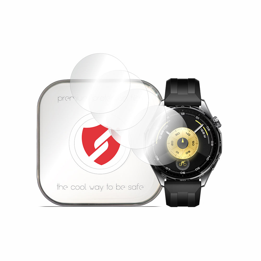 Smart Protection Premium Classic Schutzfolie für Huawei Watch GT 6 46mm, 4 Stück Set, Kunststoff