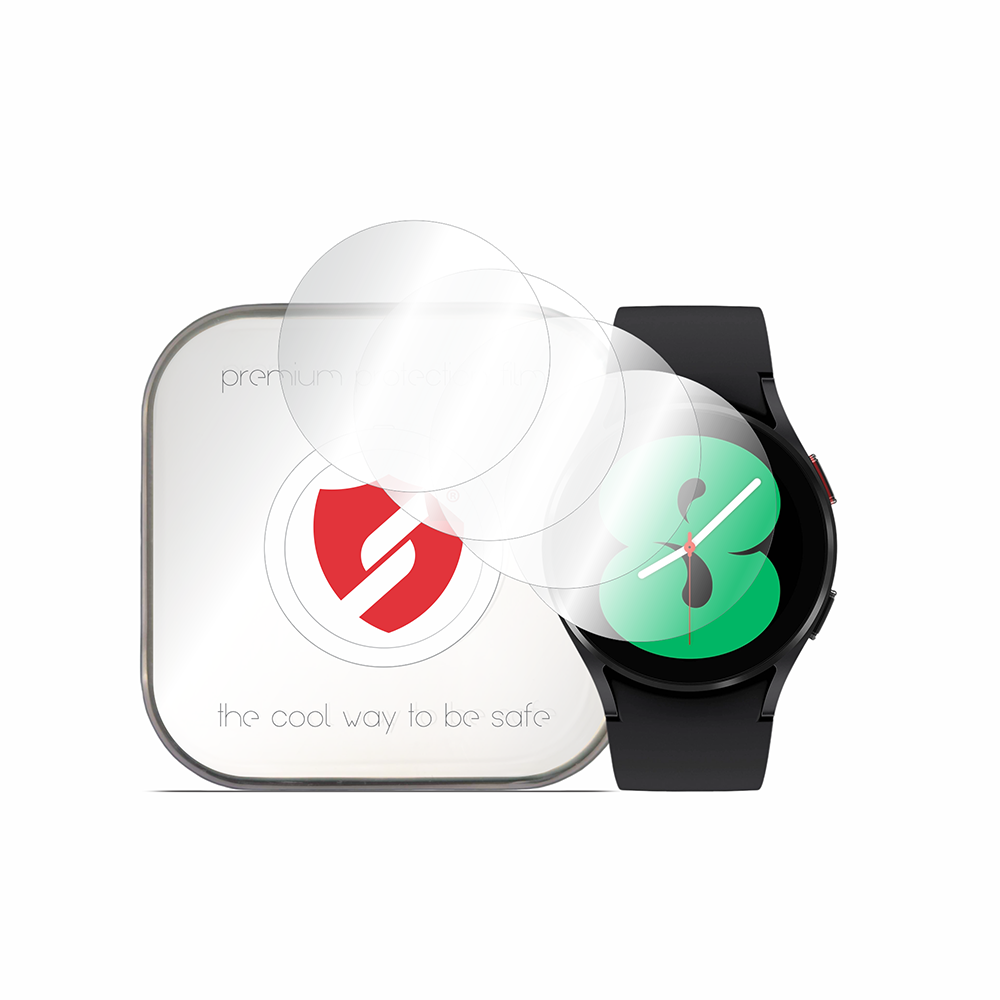 Smart Protection Premium Classic Screen Protector Film for Samsung Galaxy Watch4 40mm, Set of 4 pieces, Plastic