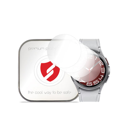 Smart Protection Premium Classic Protective Film for Samsung Galaxy Watch6 Classic 47mm, Set of 4 pieces, Plastic