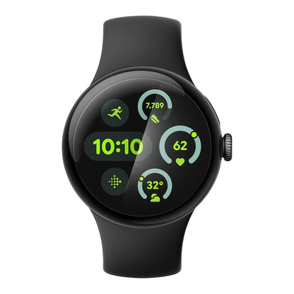 Spigen Elite Shield EZ FIT Screen Protector for Google Pixel Watch 41mm Series, Set of 2, Tempered Glass, Transparent AFL08524