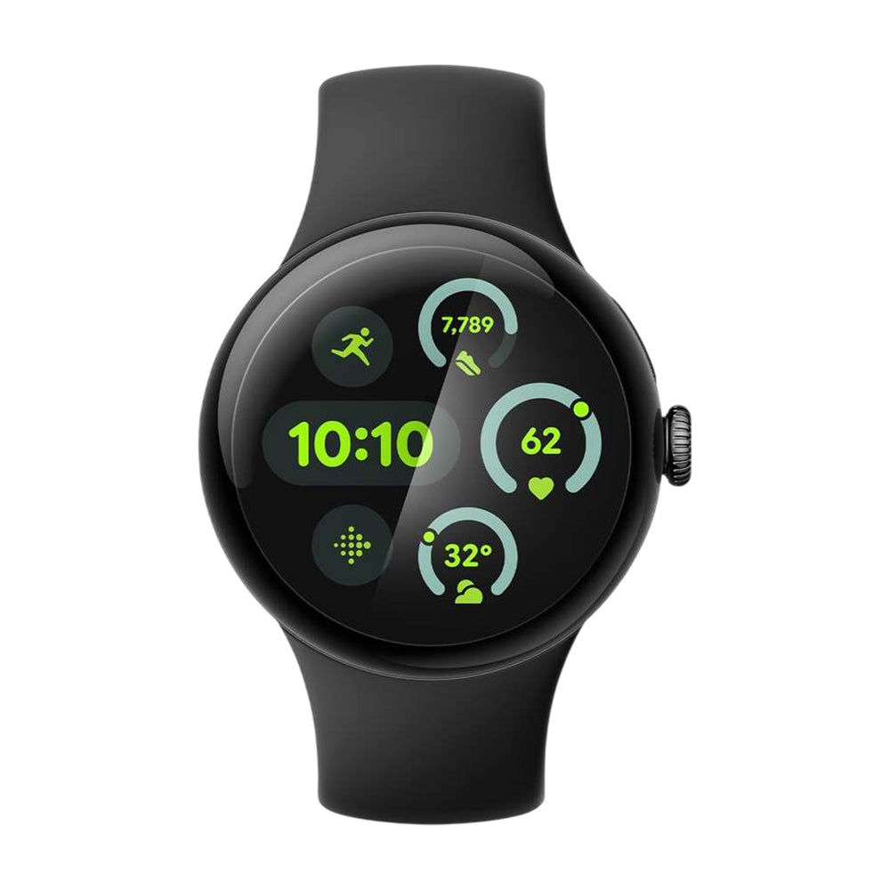 Spigen Elite Shield EZ FIT Screen Protector for Google Pixel Watch 45mm Series, Set of 2, Tempered Glass, Transparent AFL08525