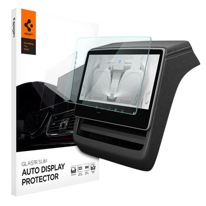 Spigen GlastR Slim Anti-Glare Schutzfolie für Navigation Tesla Y (2026 / 2025) / 3 (2026 / 2025 / 2024), Gehärtetes Glas AGL07586