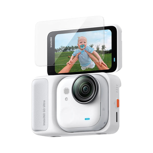 Schutzfolie Spigen GlastR Slim für Insta360 Go Ultra, gehärtetes Glas, Set 2 Stück AGL11171