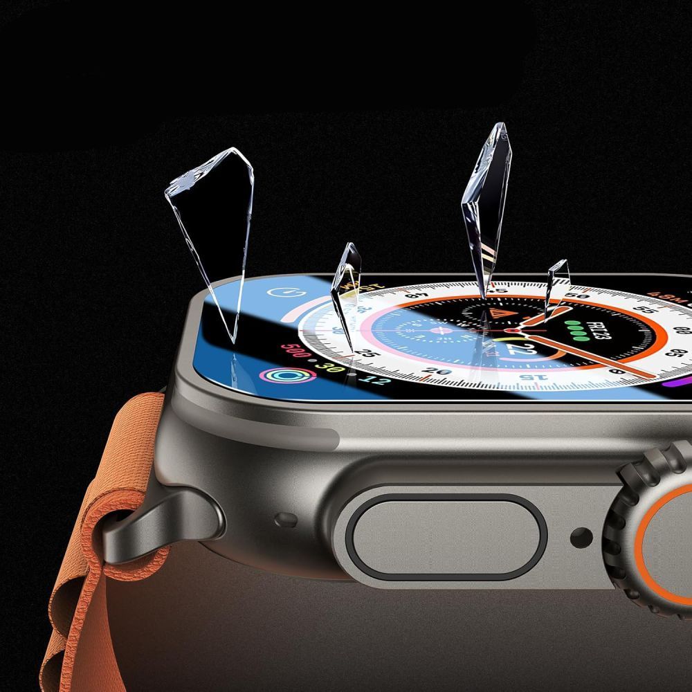 Schutzfolie Tech-Protect Easy Set+ für Huawei Watch GT 5 41mm, Set 2 Stück, Gehärtetes Glas