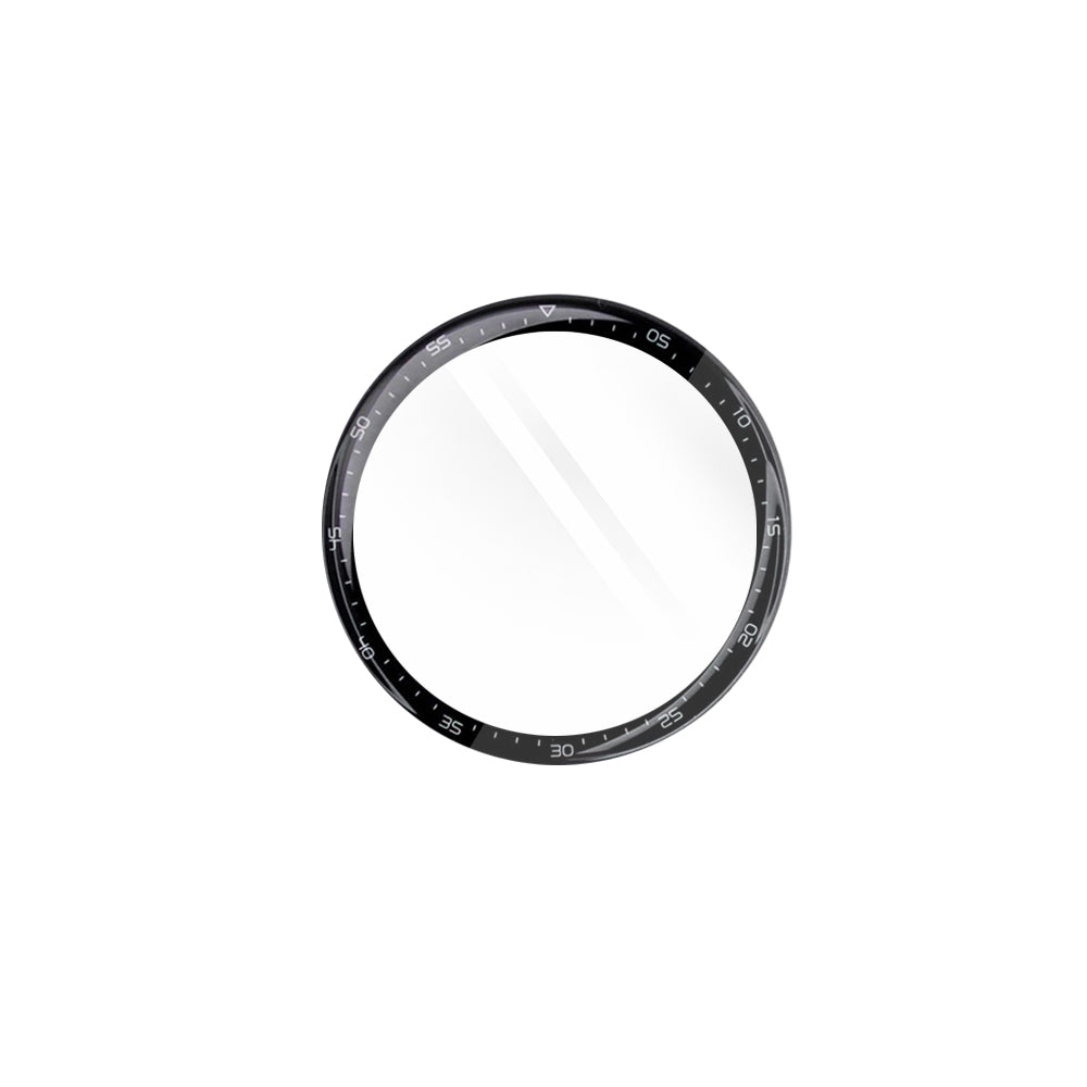 Schutzfolie Techsuit Nano Flex für Huawei Watch GT 3 46mm, Set mit 2 Stück, Kunststoff, Schwarz