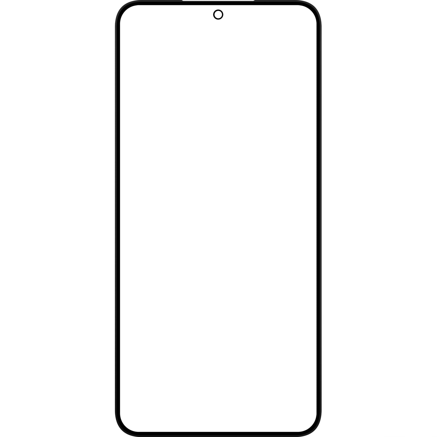 Bildschirmglas + OCA Forward Shield für Samsung Galaxy S22+ 5G S906, Schwarz