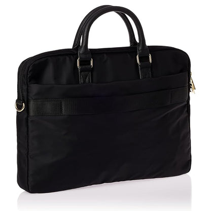 Guess Triangle Logo Tasche für 16-Zoll-Laptop, Schwarz