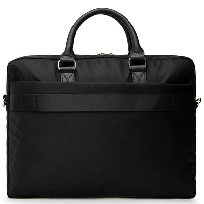 Guess Triangle Logo Tasche für 16-Zoll-Laptop, Schwarz