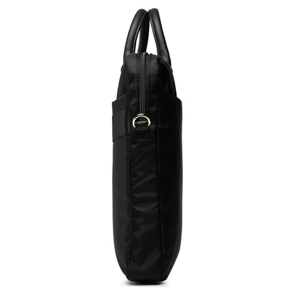 Guess Triangle Logo Tasche für 16-Zoll-Laptop, Schwarz