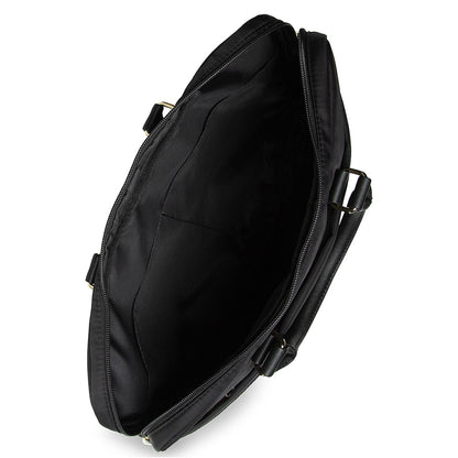 Guess Triangle Logo Tasche für 16-Zoll-Laptop, Schwarz