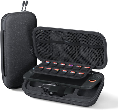 Belkin Charging Schutztasche für Nintendo Switch 2 / Switch / Switch OLED Konsole, Grau ENA001hqCH-V2