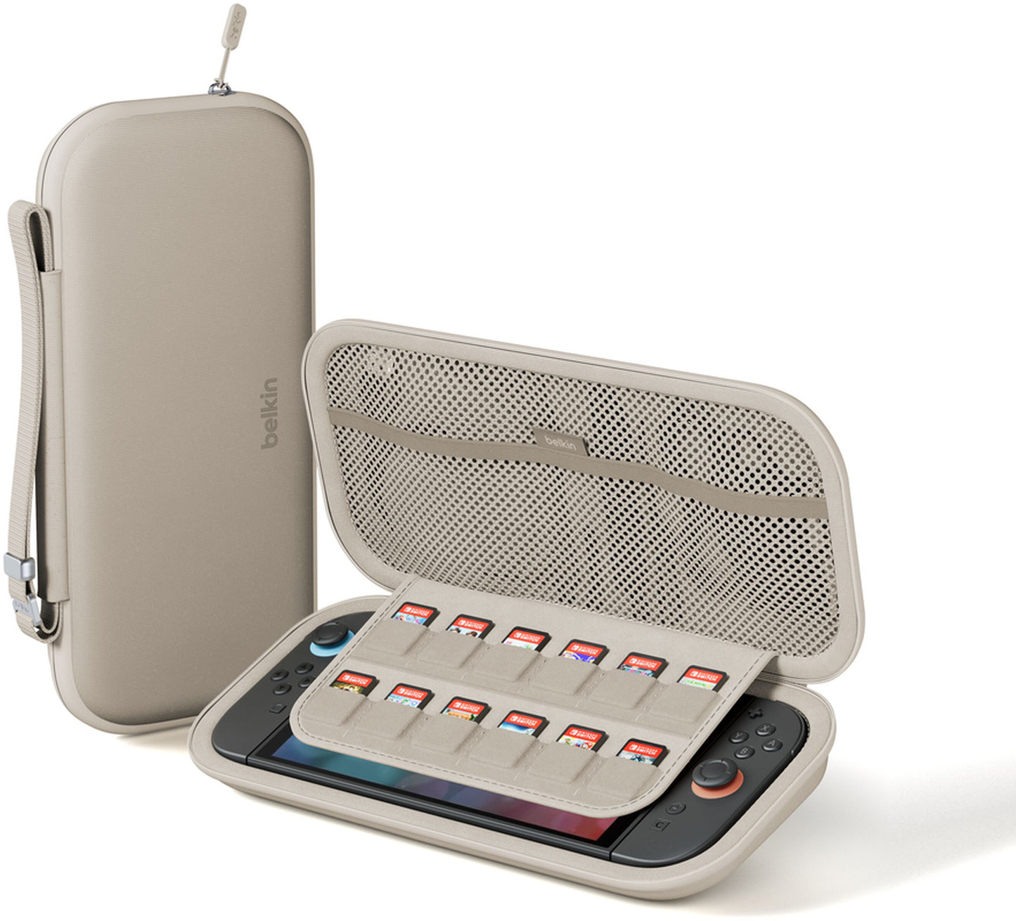Belkin Travel Schutztasche für Nintendo Switch 2 Konsole, Beige ENA002hqSA