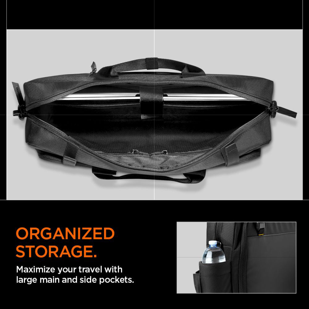 Spigen Klasden Tasche für 16-Zoll-Laptop, Schwarz