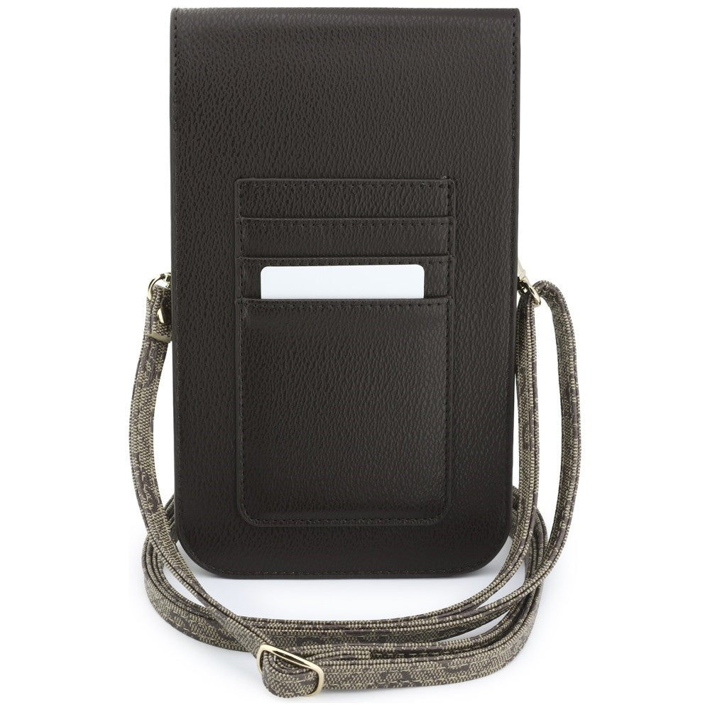 Universelle Handytasche, Guess, 4G Grained Classic Logo, Braun
