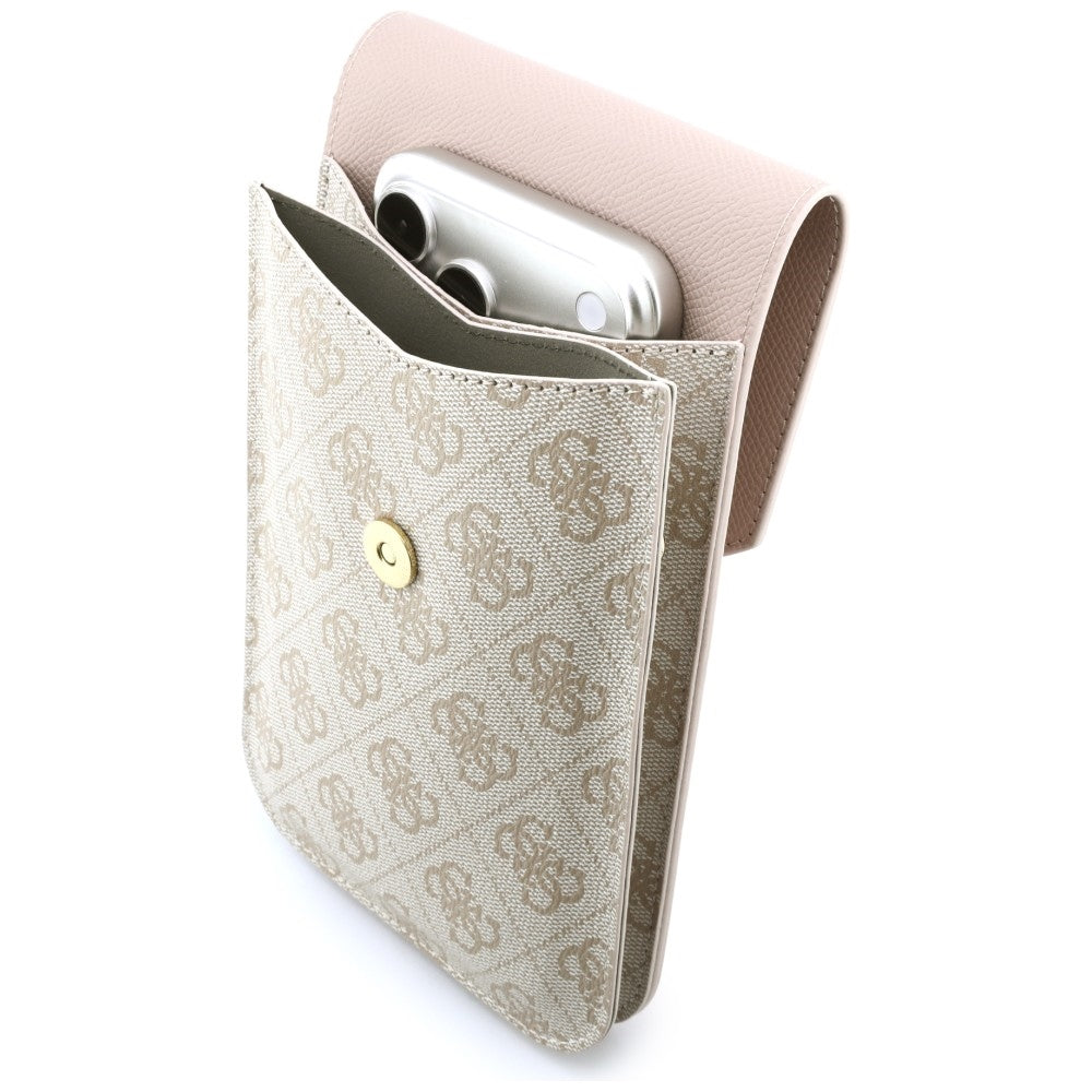 Universelle Handytasche, Guess, 4G Grained Classic Logo, Rosa