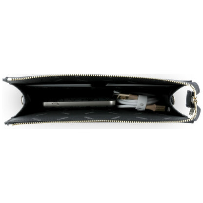 Universelle Handytasche, Guess, 4G Round Classic Logo Stripe, Schwarz