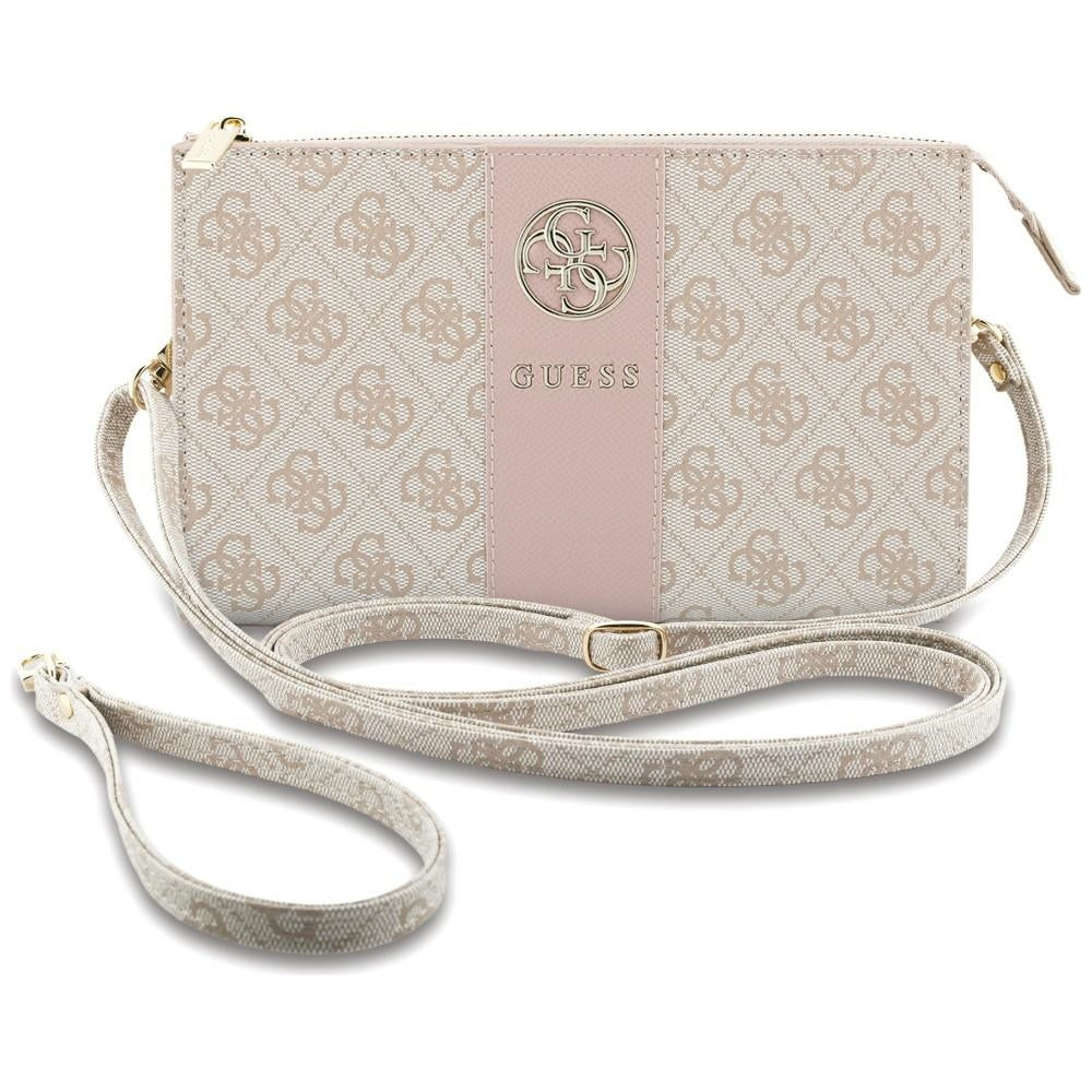 Universelle Handytasche, Guess, 4G Round Classic Logo Stripe, Rosa