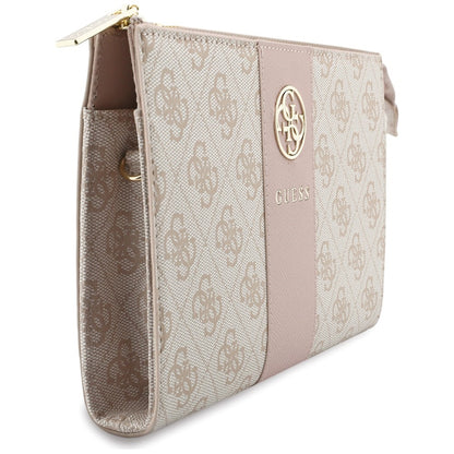 Universelle Handytasche, Guess, 4G Round Classic Logo Stripe, Rosa