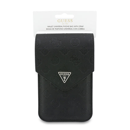 Universaltasche für Telefon, Guess, Grained Peony, Schwarz
