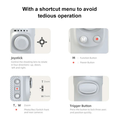 Gimbal Stabilisator Techsuit SK062, Grau