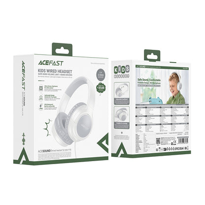 Freisprecheinrichtung 3,5 mm Acefast H18 Kids, Grau