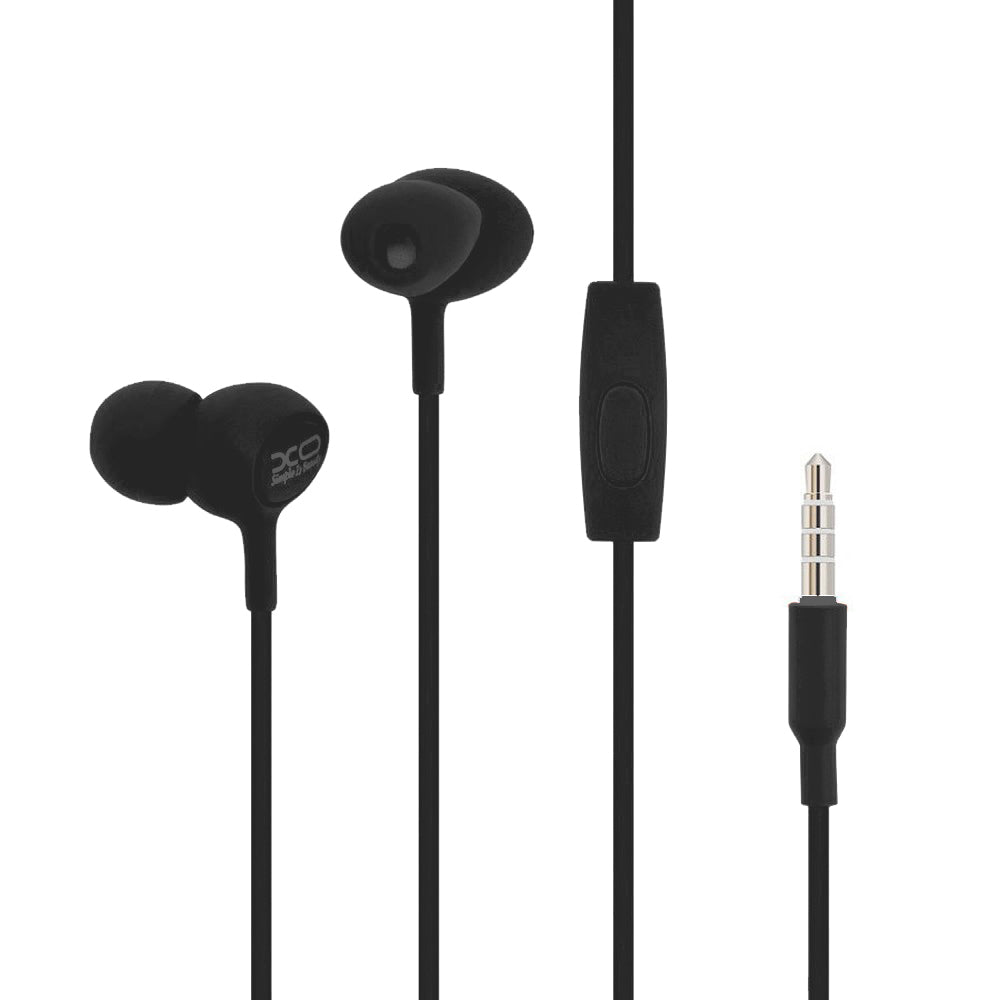 Handsfree 3.5mm XO Design S6, Schwarz