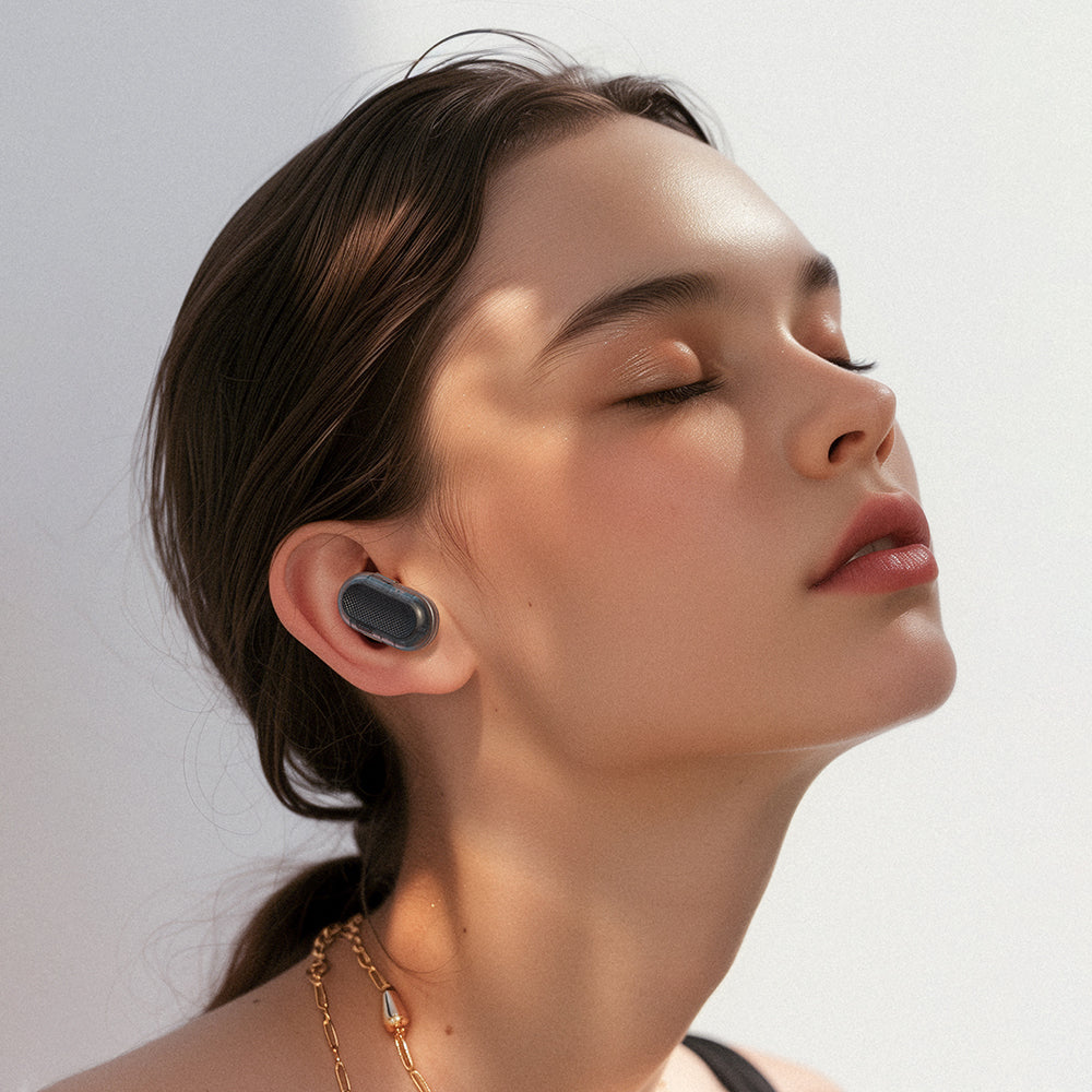 Handsfree Bluetooth Acefast Acefit Neo, TWS, Schwarz