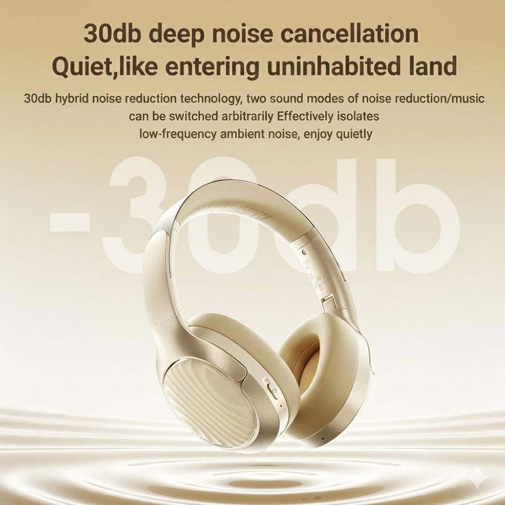 Handsfree Bluetooth Acefast H5, A2DP, ANC, Schwarz