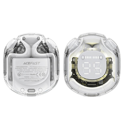 Handsfree Bluetooth Acefast T8, TWS, Weiß