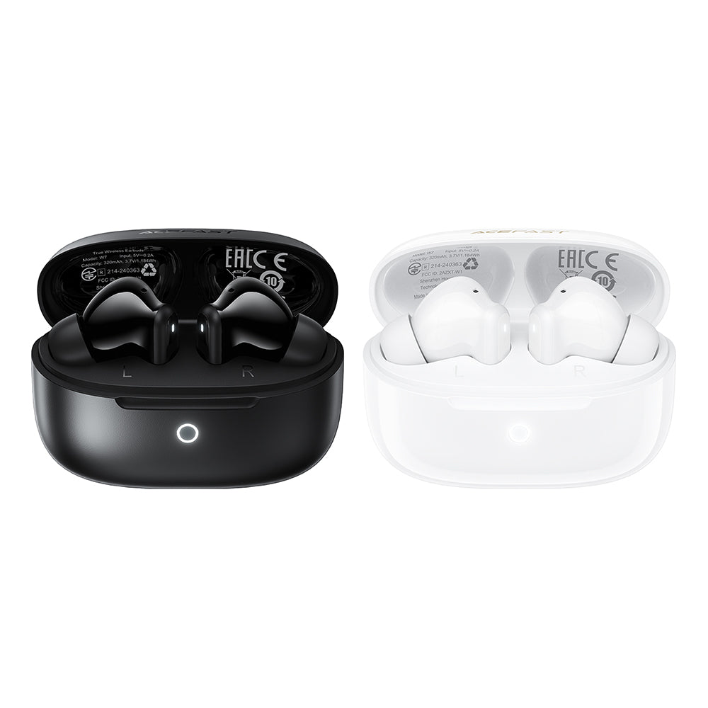 Handsfree Bluetooth Acefast W7, TWS, Schwarz