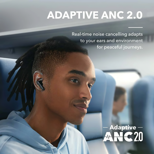 Bluetooth-Freisprecheinrichtung Anker SoundCore Liberty 4 NC, TWS, ANC, MultiPoint, Schwarz, Wiederverpackt A3947G11