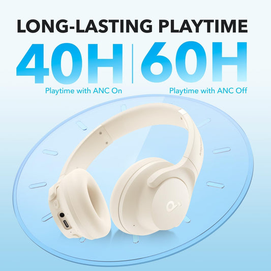 Handsfree Bluetooth Anker SoundCore Life Q20i, MultiPoint, A2DP, ANC, Weiß A3004G21
