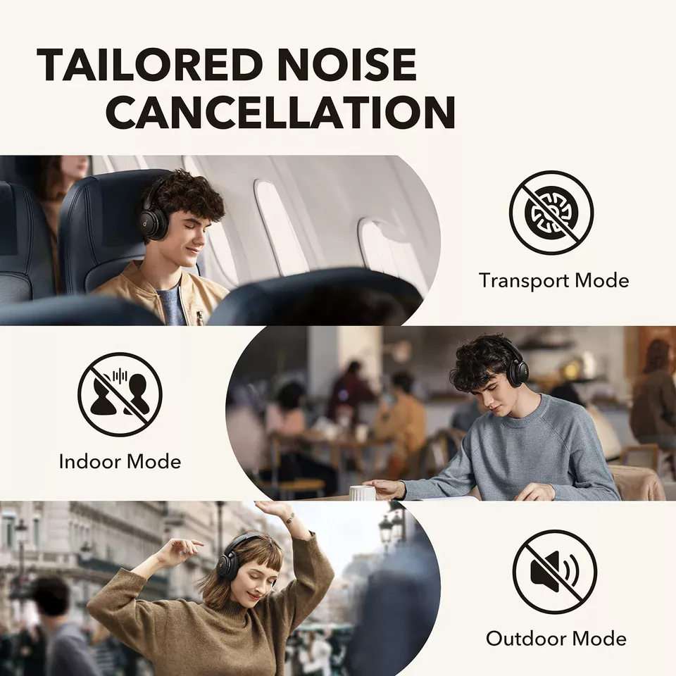 Freisprecheinrichtung Bluetooth Anker SoundCore Q30, A2DP, ANC, Schwarz A3028313