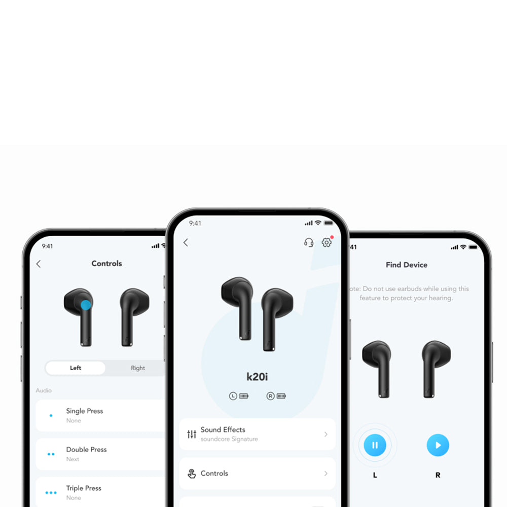 Handsfree Bluetooth Anker SoundCore K20i, TWS, Blau A3994G31