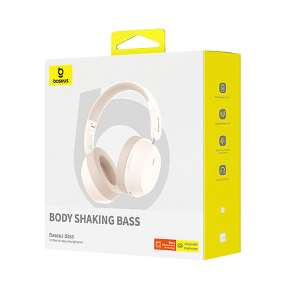 Handsfree Bluetooth Baseus Bass 35 Max, A2DP, Weiß A00070800221-00