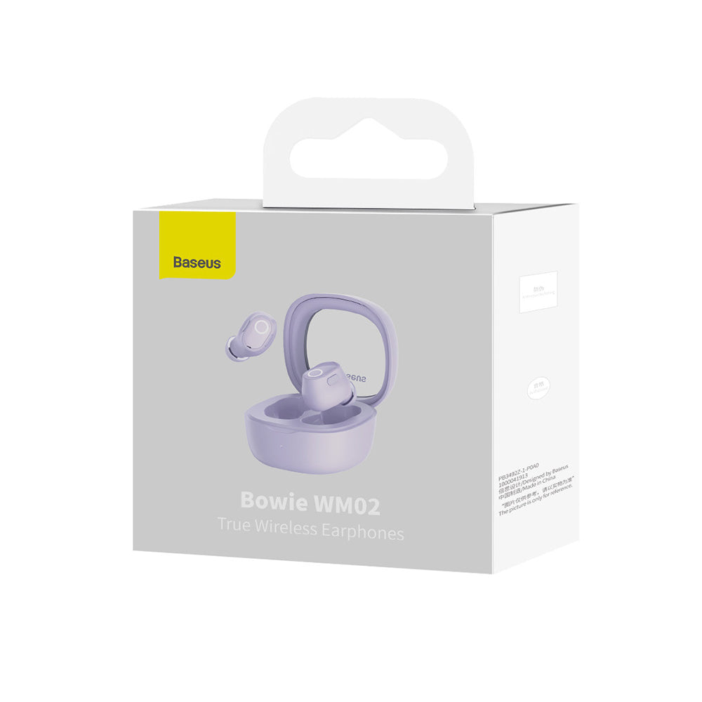 Handsfree Bluetooth Baseus Bowie WM02, TWS, Lila NGTW370205