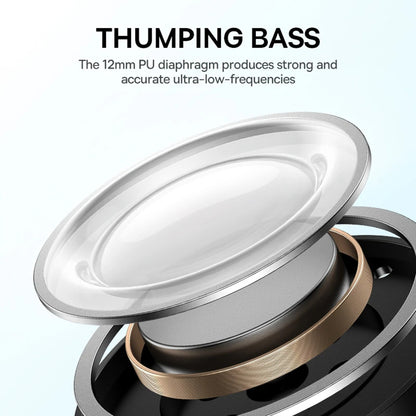 Handsfree Bluetooth Baseus Bowie E19, TWS, Schwarz A00069600113-00