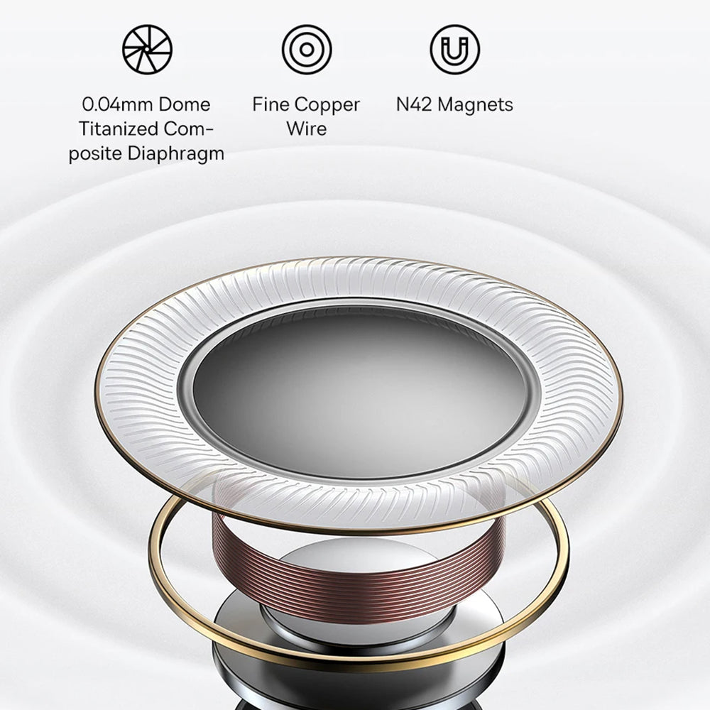 Handsfree Bluetooth Baseus Bowie M2, TWS, White A00024000221-Z1