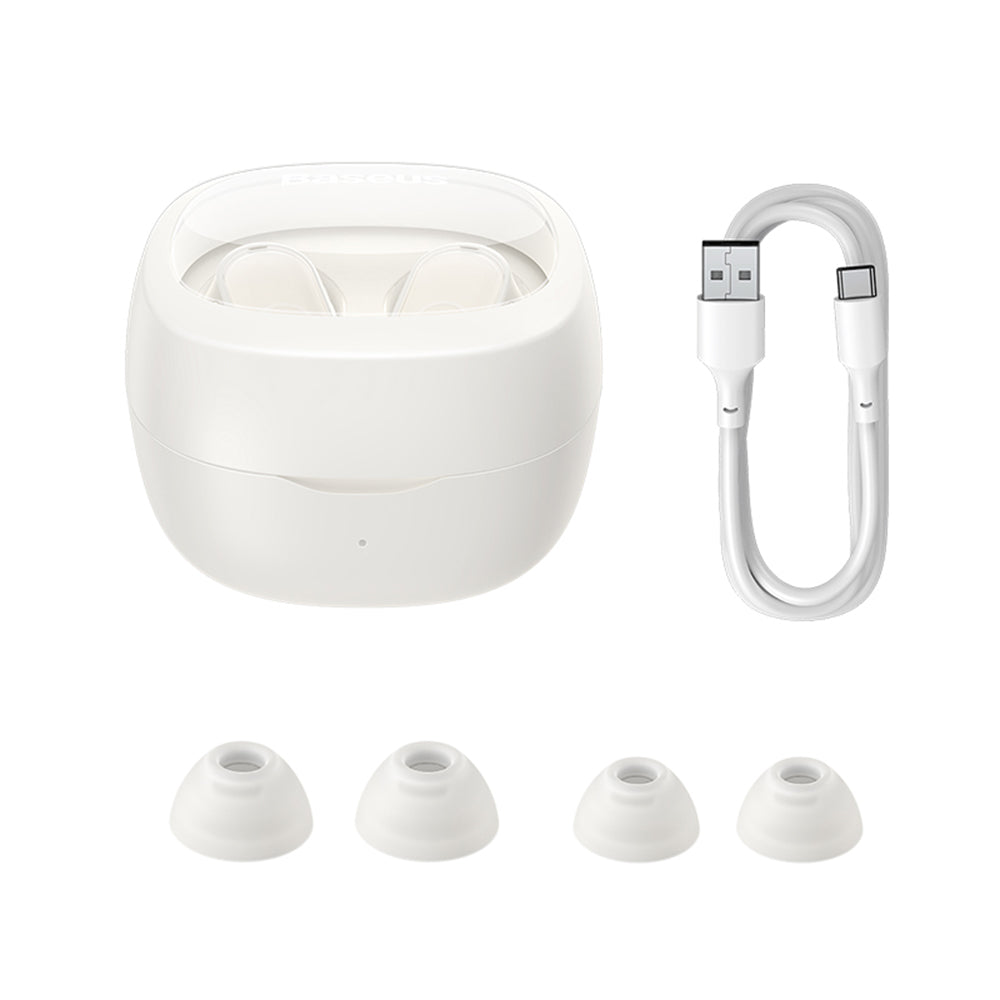 Handsfree Bluetooth Baseus Bowie WM02, TWS, Weiß NGTW370202