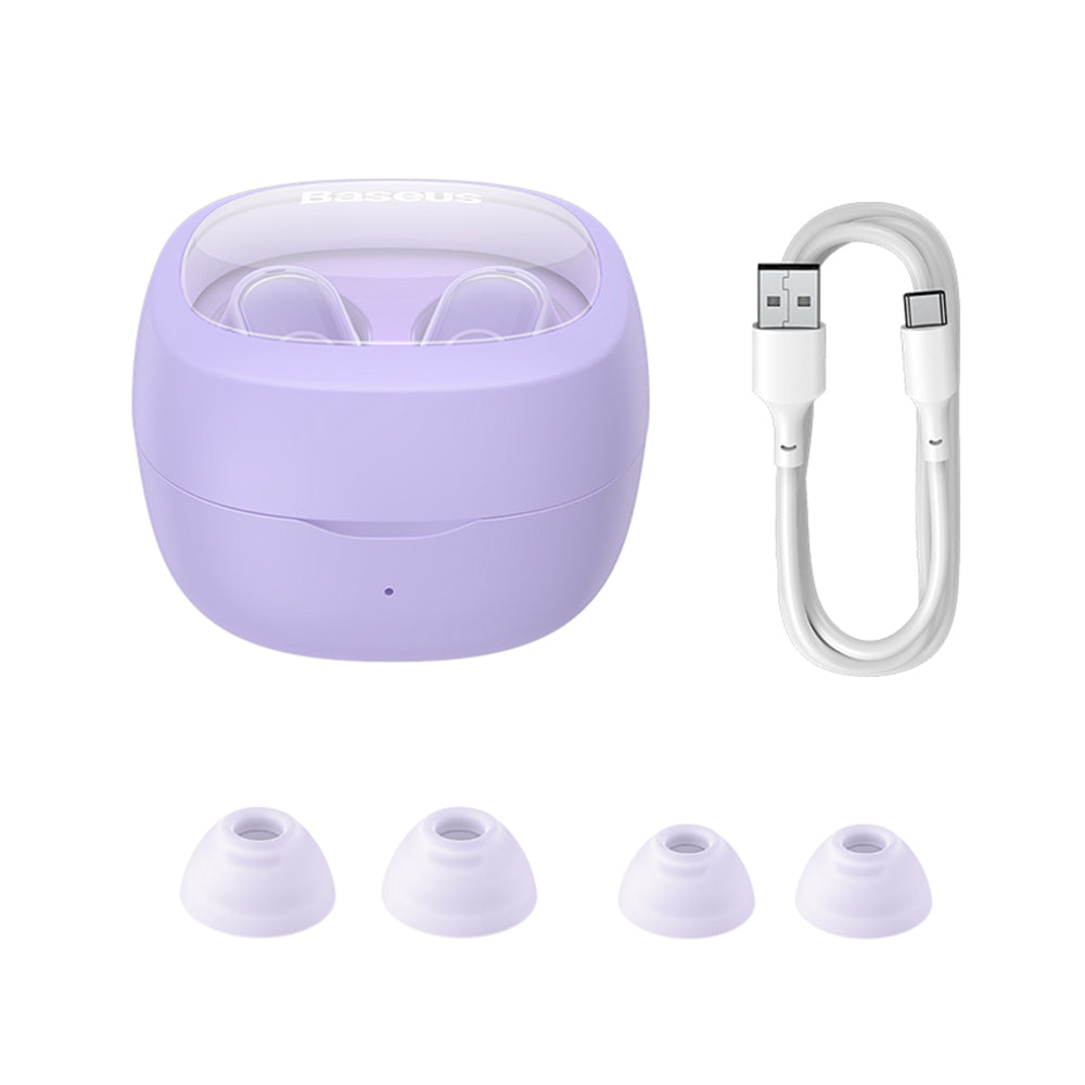 Handsfree Bluetooth Baseus WM02+, TWS, Lila NGTW370305