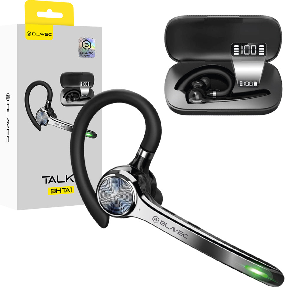 Bluetooth-Freisprecheinrichtung Blavec Talk 1, Multipoint, A2DP, Schwarz