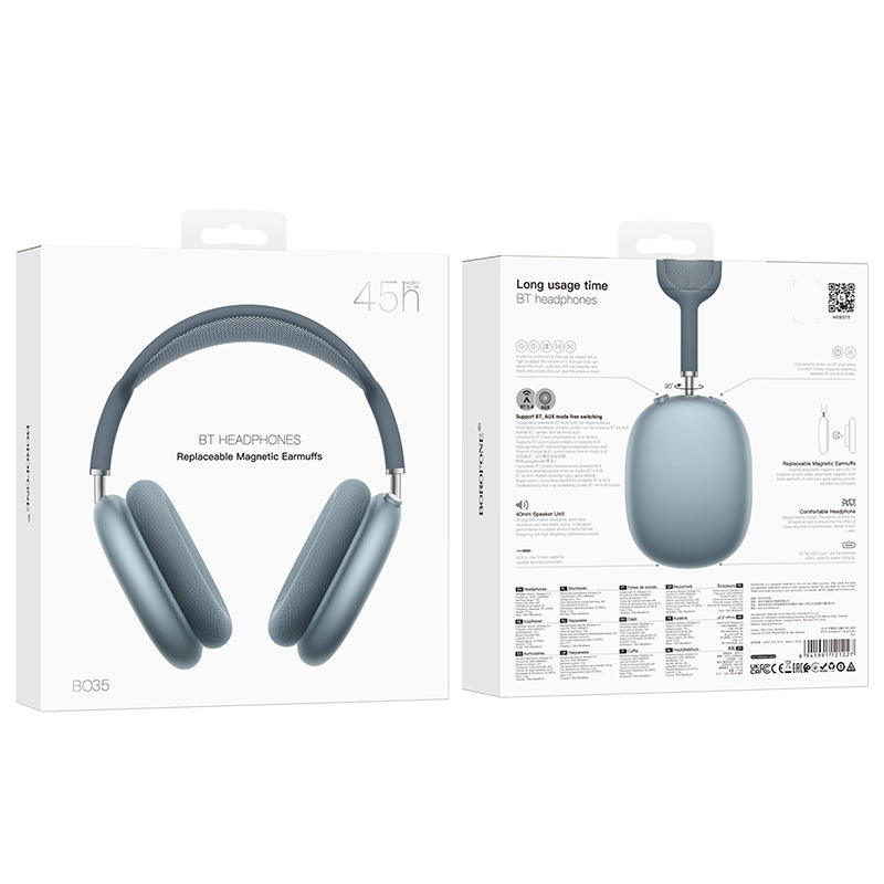 Bluetooth-Freisprecheinrichtung Borofone BO35 Adorable, A2DP, Blau