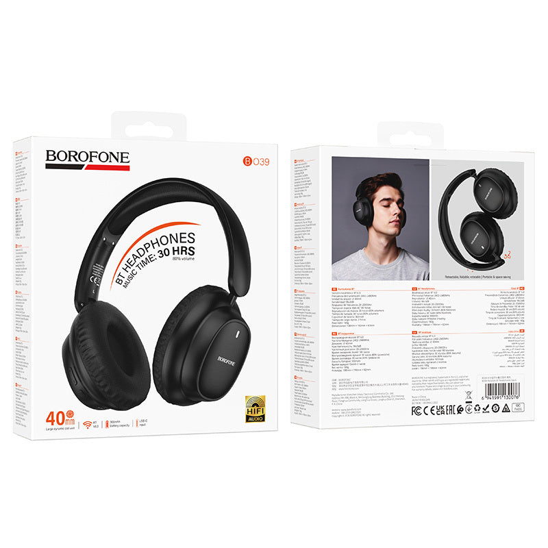 Bluetooth-Freisprecheinrichtung Borofone BO39 Melotide, A2DP, Schwarz