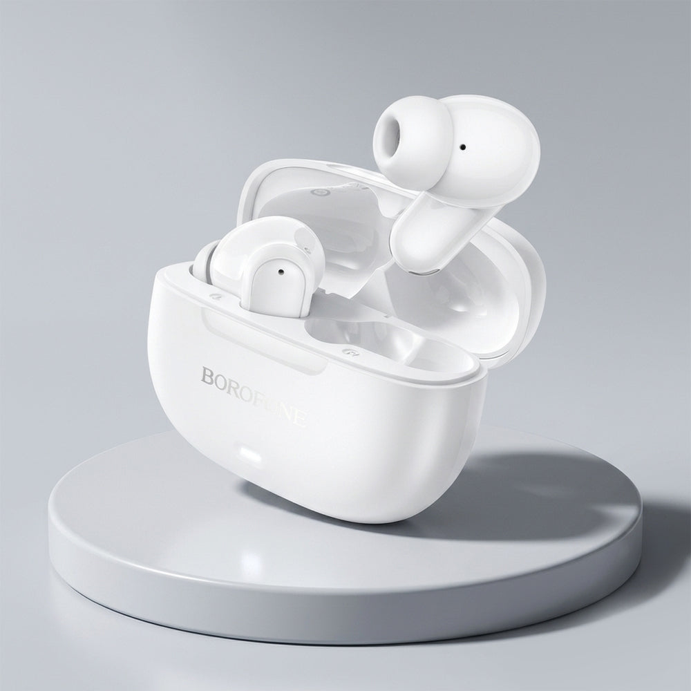 Borofone BW96 Mellow Bluetooth Handsfree, TWS, White